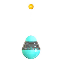Nouveau jouet interactif classique et attrayant en plastique pour animaux de compagnie (chats et chiens) : balle à friandises et laser pour l'exercice