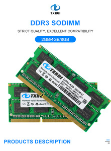 RAM d'origine d'usine 2 Go 4 Go 8 Go 16 Go 32 Go DDR3 DDR4 pour ordinateur portable - Product Image 5