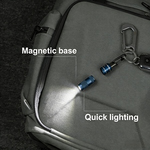 AURORA 60 Lumens IP66 Waterproof LED Flashlight, Magnetic Base &amp; Quick Charging, Compact EDC <strong>Keyring</strong> <strong>Light</strong> for Hiking Repair - Product Image 3