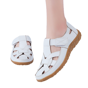 Sandalias Planas de Mujer para Primavera/Verano, Estilo Transfronterizo, Diseño Hueco, Nueva Colección de Playa, Tendencia de Moda, Cierre Deslizante, Plataforma - Product Image 4