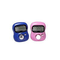 Compteur numérique LED à bouton unique pour Tasbeeh, avec boucle réglable, pour comptage manuel et au doigt