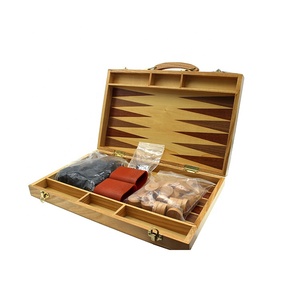 Best Sale Classic Board Game Wooden <strong>Backgammon</strong> Chess <strong>Set</strong> - Product Image 4