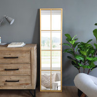 Nordique Murale En Métal Rectangle Fenêtre Miroir miroir espejos modernos miroirs décor mur maison