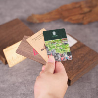 Kunden spezifische umwelt freundliche Holz karte 13,56 MHz 213 215 216 Chip Laser gravur Rfid Nfc Holz Visitenkarte