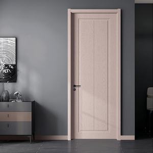 Opération tranquille écologique de porte affleurante moderne d'approvisionnement de projet pour la commande en gros d'appartement d'hôtel - Product Image 4