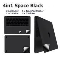 Protection intégrale 4-en-1 en vinyle pour MacBook Pro 14 16 M5 2026 A3426 A3428 A3434 A3401 A3403 – Protection des paumes et du corps