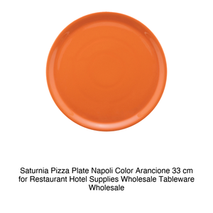 Assiette à pizza Napoli, 33 cm, couleur orange Saturnia - Product Image 2
