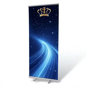 Expositor Enrollable Publicitario de 80*200cm, Soporte Retráctil para Pancartas Enrollables con Bolsa Oxford - Product Image 1