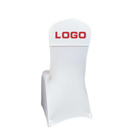 Personnalisation : Bandeau de chaise personnalisé avec logo, couvre-siège et housse de dossier de chaise