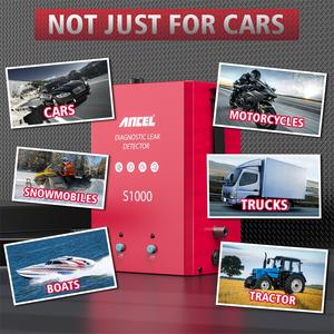 ANCEL-جهاز كاشف تسريب دخان السيارة, مولد دخان S1000 أداة كاشف تسريب دخان السيارة أداة تشخيص 12 فولت جهاز تشخيص جهد العادم - Product Image 3