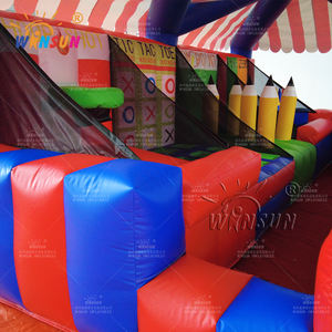 Jeux gonflables interactifs WINSUN pour le sport commercial, jeux gonflables intéressants, jeux gonflables <span class=keywords><strong>4</strong></span> en 1 pour enfants - Product Image 6