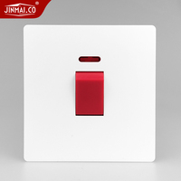Interrupteur mural industriel 25A 250V à courant élevé pour contrôle de puissance AC, chauffe-eau, climatiseur – Fabricant OEM/ODM