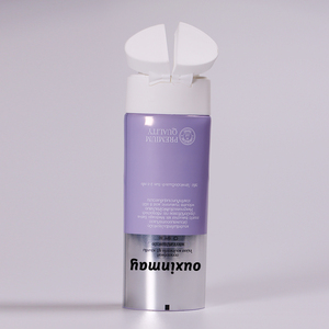 Tubo ovalado de plástico y aluminio con <span class=keywords><strong>dos</strong></span> <span class=keywords><strong>bocas</strong></span> <span class=keywords><strong>Dos</strong></span> tapas Estampado en caliente de pantalla de seda compensada para tubos de compresión cosméticos de 150ml - Product Image 4