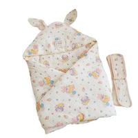 Couverture d'emmaillotage pour bébé en coton 100% personnalisée, écologique, en gros, avec motif imprimé
