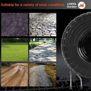 Hanak 12 pouces polyuréthane gonflable plage <span class=keywords><strong>roue</strong></span> Kayak <span class=keywords><strong>remorque</strong></span> remplacement <span class=keywords><strong>ballon</strong></span> pneus roulette roues produit - Product Image 6