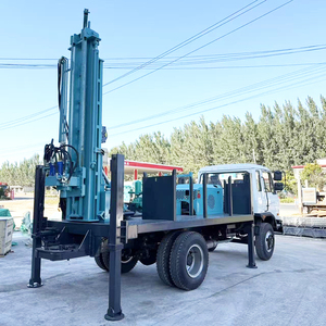 Perforatrice pneumatica per roccia montata su un veicolo a basso prezzo con impianti di perforazione per pozzi d'acqua profondi 300m - Product Image 5
