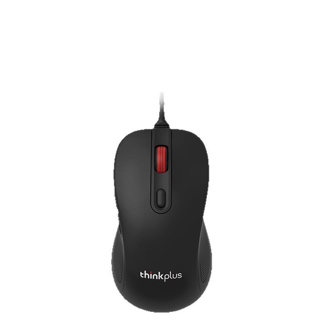 Thinkplus M10 Pro USB Wired Optical Tracking Both Hands Mouse with 6 Buttons Ergonomic Design for Desktop & Laptop in Stock