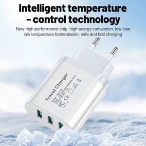 อะแดปเตอร์ชาร์จเร็ว 20W 3USB QC3.0 สำหรับแล็ปท็อปและกล้อง  ปลั๊กแบบยุโรป/อเมริกา/อังกฤษ - Product Image 3