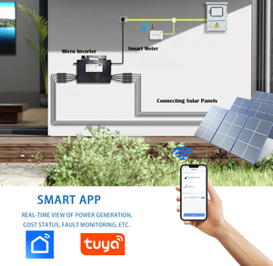 <span class=keywords><strong>Microinversor</strong></span> en red anticontracorriente 1600W 2000W 2500W <span class=keywords><strong>Microinversor</strong></span> solar IP67 Salida OEM Fábrica - Product Image 2