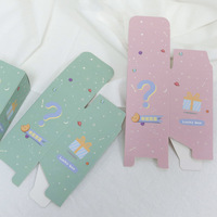 Boîte secrète pliable personnalisée rose vert, cadeau porte-bonheur, papier innovation, paquet surprise vide, boîte mystère pour téléphone, cadeaux, jouet