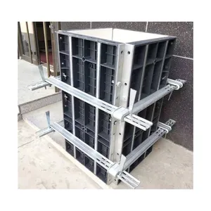 Size Adjustable Column Formwork In 150~600mm Plastic Formwork