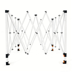 Tente <span class=keywords><strong>Pop</strong></span>-up Tightent T16 avec structure en fer revêtu de céramique blanche, revêtement argenté résistant au froid et aux UV, tente de 3x3 mètres - Product Image 4
