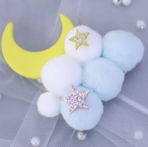 Decoración Para hornear, Bola <span class=keywords><strong>de</strong></span> pelo <span class=keywords><strong>de</strong></span> luna y estrella, pastel <span class=keywords><strong>de</strong></span> feliz <span class=keywords><strong>cumpleaños</strong></span>, postre festivo, tarjeta <span class=keywords><strong>de</strong></span> billar, mini toppers <span class=keywords><strong>DE</strong></span> BODA acrílicos - Product Image 4