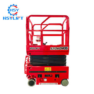 Plateforme Élévatrice à Ciseaux Mobile Autopropulsée sur Chenilles de 4m, 6m, 8m, 10m, 12m, 14m avec Capacité de Charge de 320 kg - Product Image 2