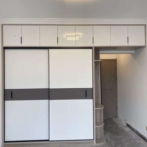 Practical Adjustable Eco-Friendly Household Bedroom <b>Wardrobe</b> Sliding Door Large Capacity for Small Bedroom Storage Hotel Villa - Product Image 6