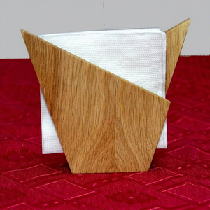 Premium Handmade Luxury Modern Wooden Napkin Holder Customizable Color Logo for Weddings <b>Kitchens</b> Dining <b>Tables</b> Home Decor - Product Image 1