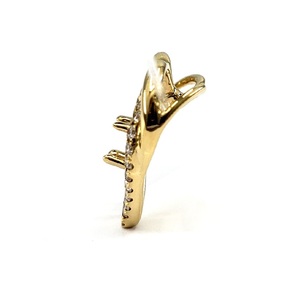 Collier Pendentif Charme en Or Jaune Massif 18 carats avec Diamant Véritable Semi-Monté, Conception Personnalisée, Qualité Supérieure, Fabrication Chinoise pour Femme - Product Image 2