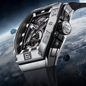 Montre allemande BG5701 Phantom Speed pour homme, montre mécanique automatique à barillet, montre-bracelet étanche avec verre saphir - Product Image 3