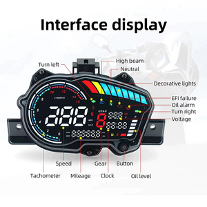 Digital Motorcycle Speedometer Odometer for Yamaha Sniper 150 V1 Y15 Y15Z Philippines <b>Modified</b> Instrument - Product Image 3