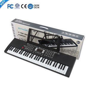 Clavier électronique LED <span class=keywords><strong>BD</strong></span> MUSIC <span class=keywords><strong>BD</strong></span>-611 à 61 touches avec haut-parleur intégré et <span class=keywords><strong>100</strong></span> rythmes pour enfants, vente directe d'usine - Product Image 2