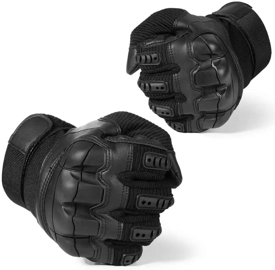 Outdoor Training Defense Gloves Touch Screen Cycling Hiking Hard Knuckle Full Finger Winter Gloves Tactical Gloves