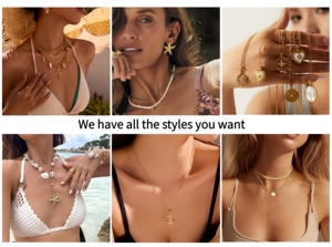 XL051 Accessori di Lusso all'Ingrosso Collana da Donna in Acciaio Inossidabile con Ciondolo a Forma di Cuore e Quadrifoglio in Madreperla Naturale Gioielli - Product Image 6