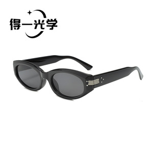 Cat Eye <b>Sunglasses</b> Black UV400 Women Fashionable Outings Driving - Product Image 1