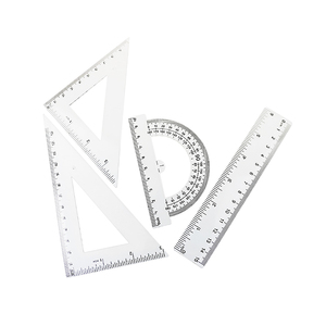 BECOL Set di 4 Righelli da 15cm Multifunzionali <span class=keywords><strong>per</strong></span> Studenti, Set di Righelli Geometrici in Plastica <span class=keywords><strong>per</strong></span> Disegno, <span class=keywords><strong>per</strong></span> la Scuola - Product Image 6