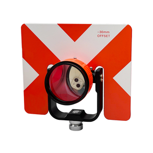 Set di prisma singolo rosso e bianco con borsa per il rilevamento delle stazioni totali del sud-30mm - Product Image 5