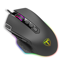 Souris optique de jeu, filaire, programmable, de haute précision, rvb, led, pour ordinateur