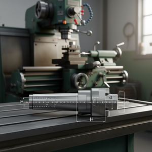 Mandrin à cône Morse combiné Fervi pour utilisation sur machine-outil - Product Image 3