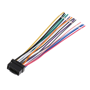 Adaptateur de câble de connecteur de faisceau de câbles d'alimentation de haut-parleur stéréo de radio de voiture à 16 broches pour <span class=keywords><strong>Alpine</strong></span> CDA-9887 - Product Image 1