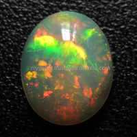 M.Y.GEMS Opale naturelle d'Éthiopie Welo de qualité supérieure AAA++ 10*14mm ovale, cabochon de 3,85 carats, pierres précieuses en vrac pour bijoux