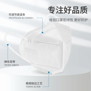 Masque de protection Lfcare Kn95 à 3 couches, jetable, protection contre la poussière et les gouttelettes, pour la prévention des épidémies - Product Image 3