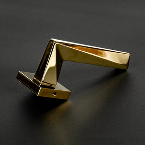 Poignée de porte moderne en alliage de zinc, ensemble de serrures à levier, boutons et accessoires de quincaillerie intérieure pour portes en bois – Fourniture directe usine - Product Image 3