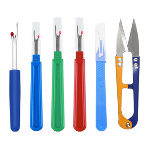 Desgarrador de Costuras y Quita Hilos con Mango de Plástico Colorido, Juego de Herramientas para Desgarrar Hilo para Costura, Punto de Cruz, Quita Etiquetas - Product Image 4