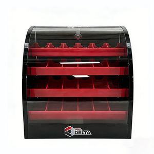 Espositore da banco per negozio al dettaglio, dispenser per punte da trapano, espositore da tavolo in acrilico per utensili con serratura - Product Image 2