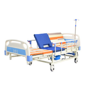 نظام سرير التمريض اليدوي ذو الخمسة قضبان المنحنيات الكاملة القابلة للتعديل - معدات العلاج التمريضي للمستشفيات مع وظيفة المرحاض - Product Image 6