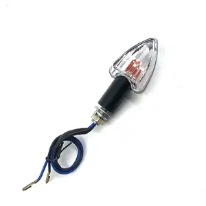 Mini lâmpada universal para motocicleta, luzes de seta, indicador de seta, luz