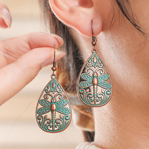 Fashion Dangle Earrings Alloy Bohemia Style Tassel <b>Drop</b> Earrings Women's Jewelry Fashion Jewelry Set - Product Image 2